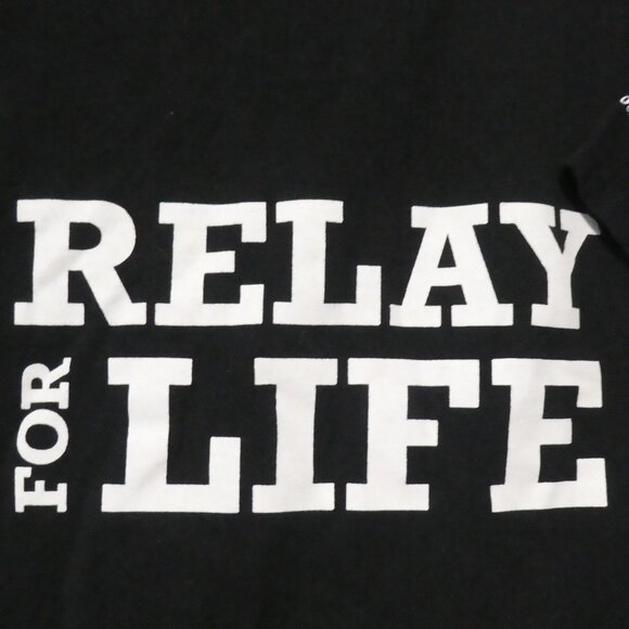 Black Relay For Life Short Sleeve Tee / T-Shirt | xl - extra large - Picture 1 of 13